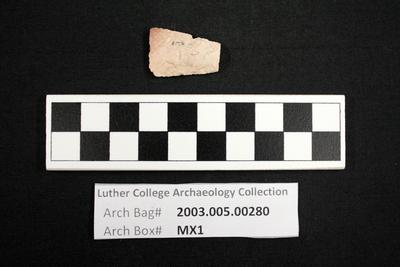 2003.005.00280: chipped stone-Madison projectile point