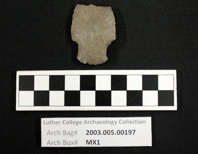 2003.005.00197: chipped stone-Tipton projectile point