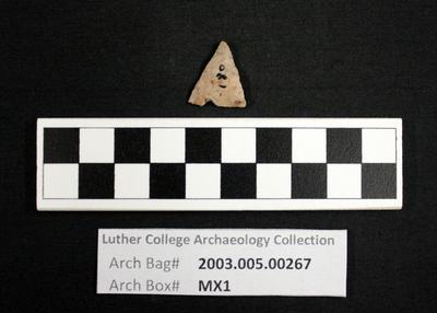 2003.005.00267: chipped stone-Madison projectile point