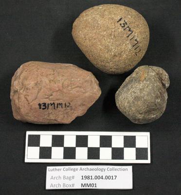 1981.004.0017; ground stone - hammerstone