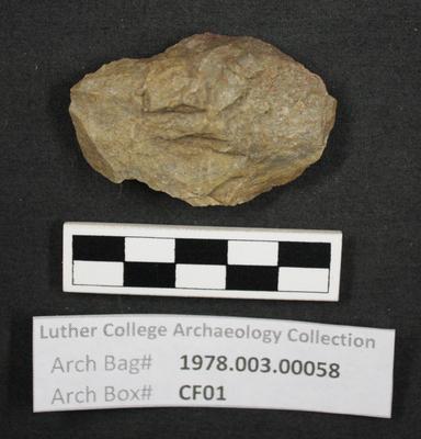 1978.003.00058; Chipped Stone- Core