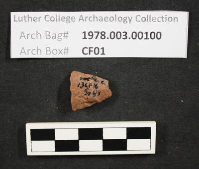 1978.003.00100; Stone Projectile Point