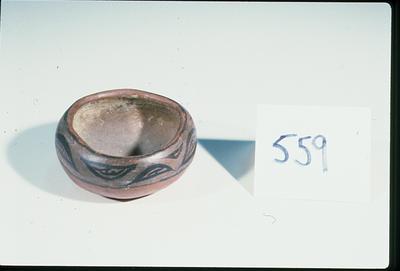 1969.PAN.00162: Miniature bichrome bowl