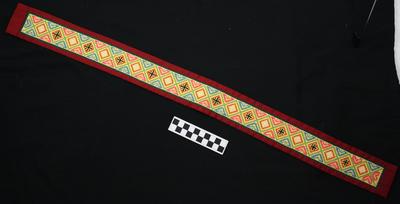E1207: Hmong Clothing Cross-stitch, Belt