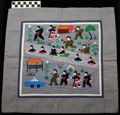 E1583: Hmong Story Cloth exile from Laos
