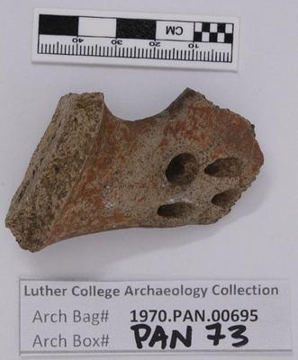 1970.PAN.00695: Decorated handle fragment