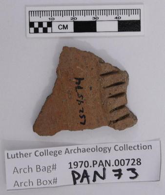 1970.PAN.00728: Decorated body sherd