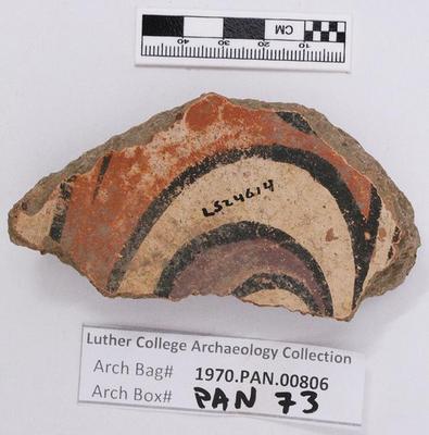 1970.PAN.00806: Polychrome body sherd; Conte