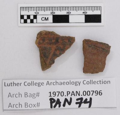 1970.PAN.00796: Black-on-red body sherds