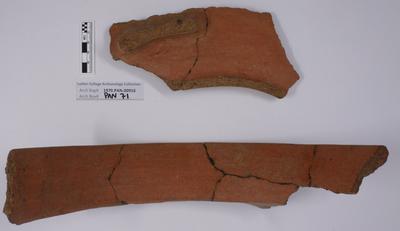 1970.PAN.00916: Partially reconstructed vessel and fragments