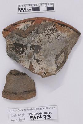 1970.PAN.00716: Polychrome rim sherd