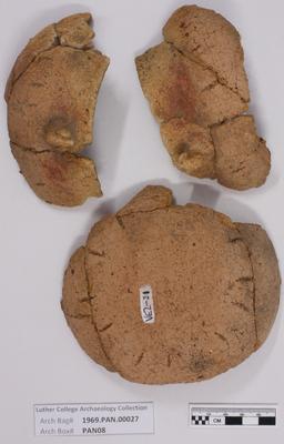 1969.PAN.00027: Partially reconstructed bowl with effigy handles; Veraguas