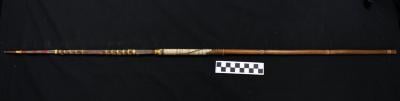 E1648: New Guinea Barbed and Notched Arrow- Red Paint